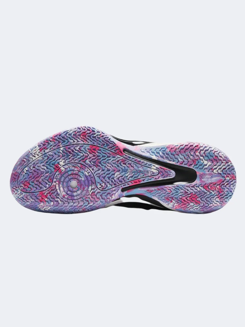 Anta Z Up 224 Men Basketball Shoes Black/Purple Support Cushion Feel