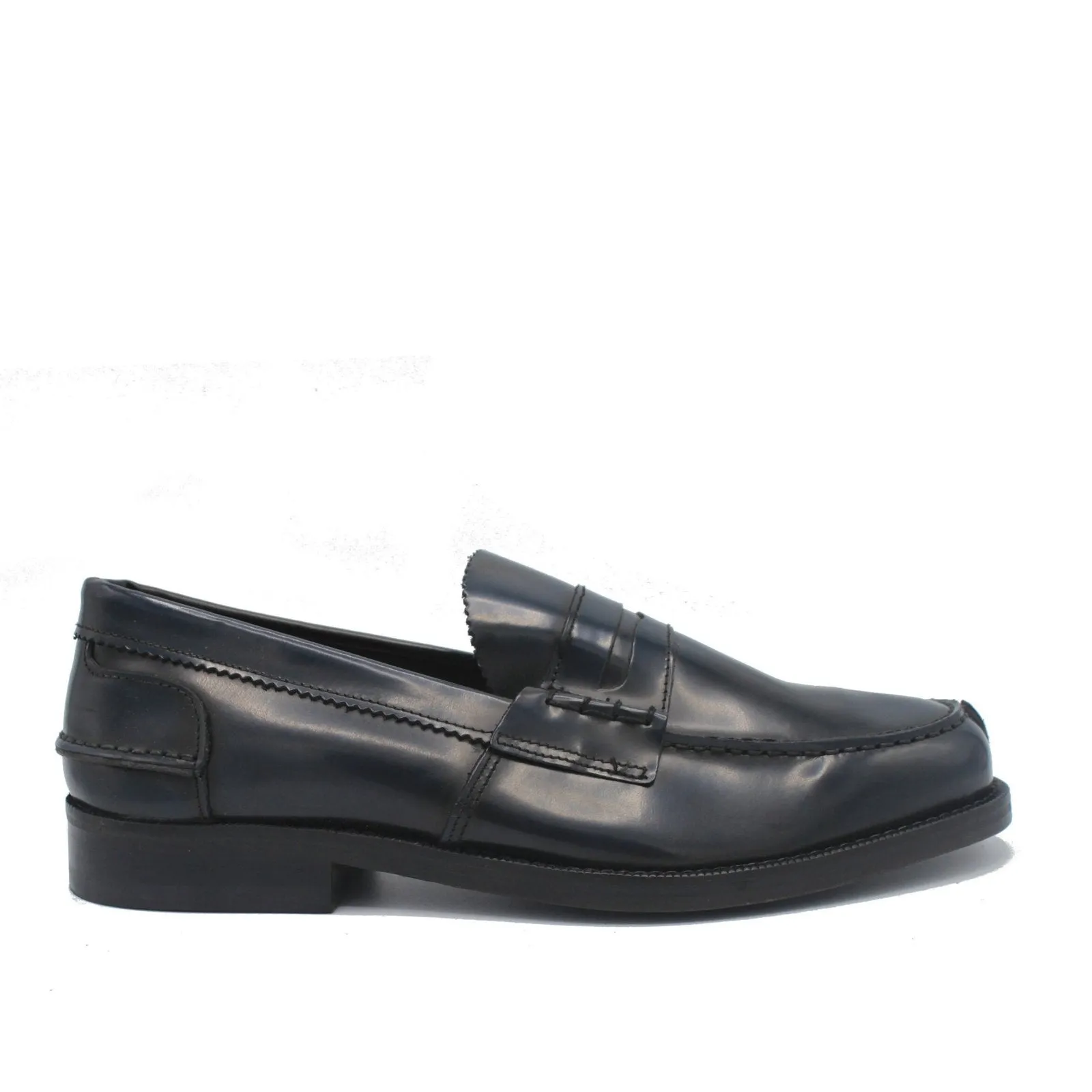Safe Hold Smooth Motion PENNY LOAFER NAVY POLISHED