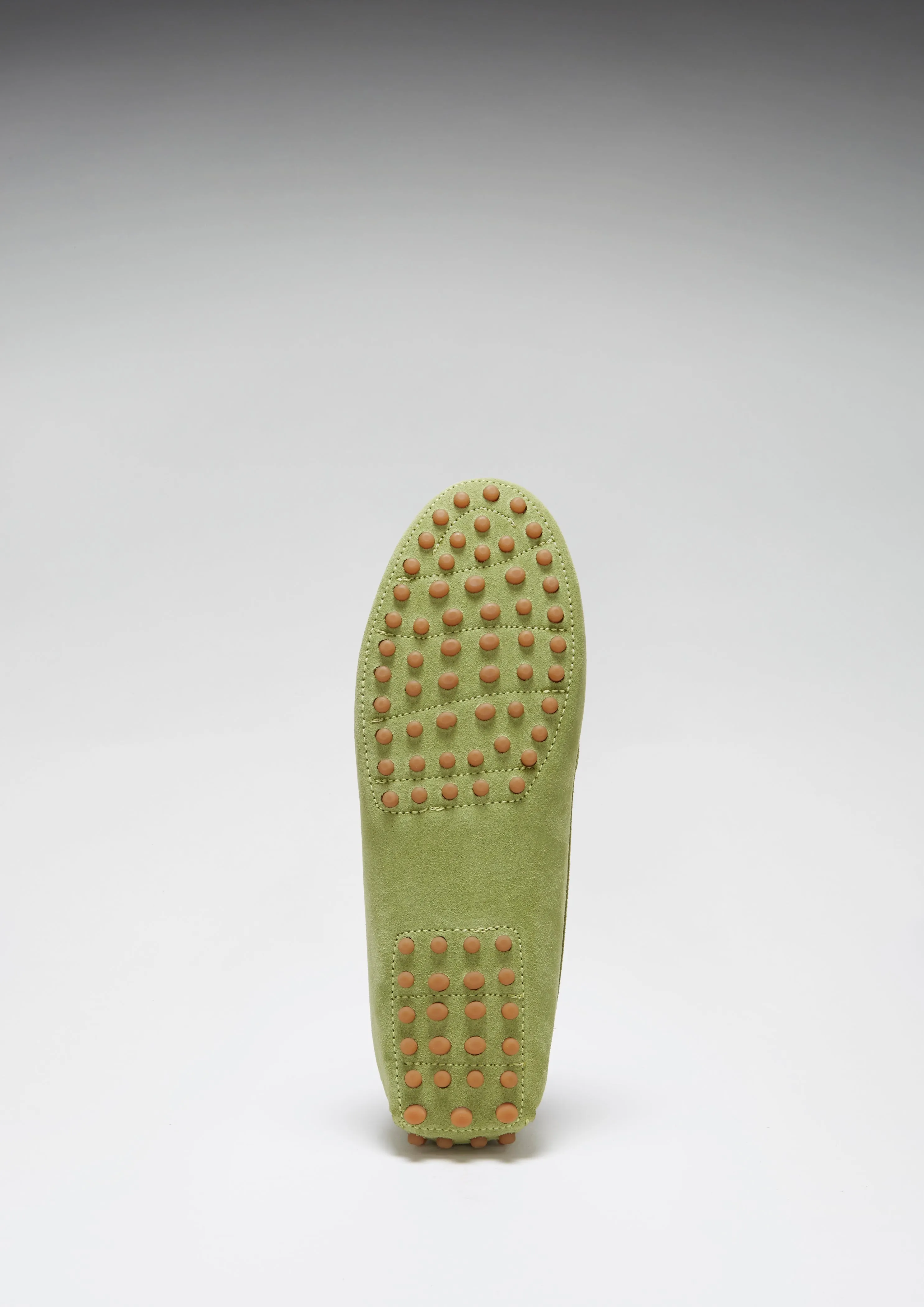 Women's Penny Driving Loafers, olive green Long Move Suede