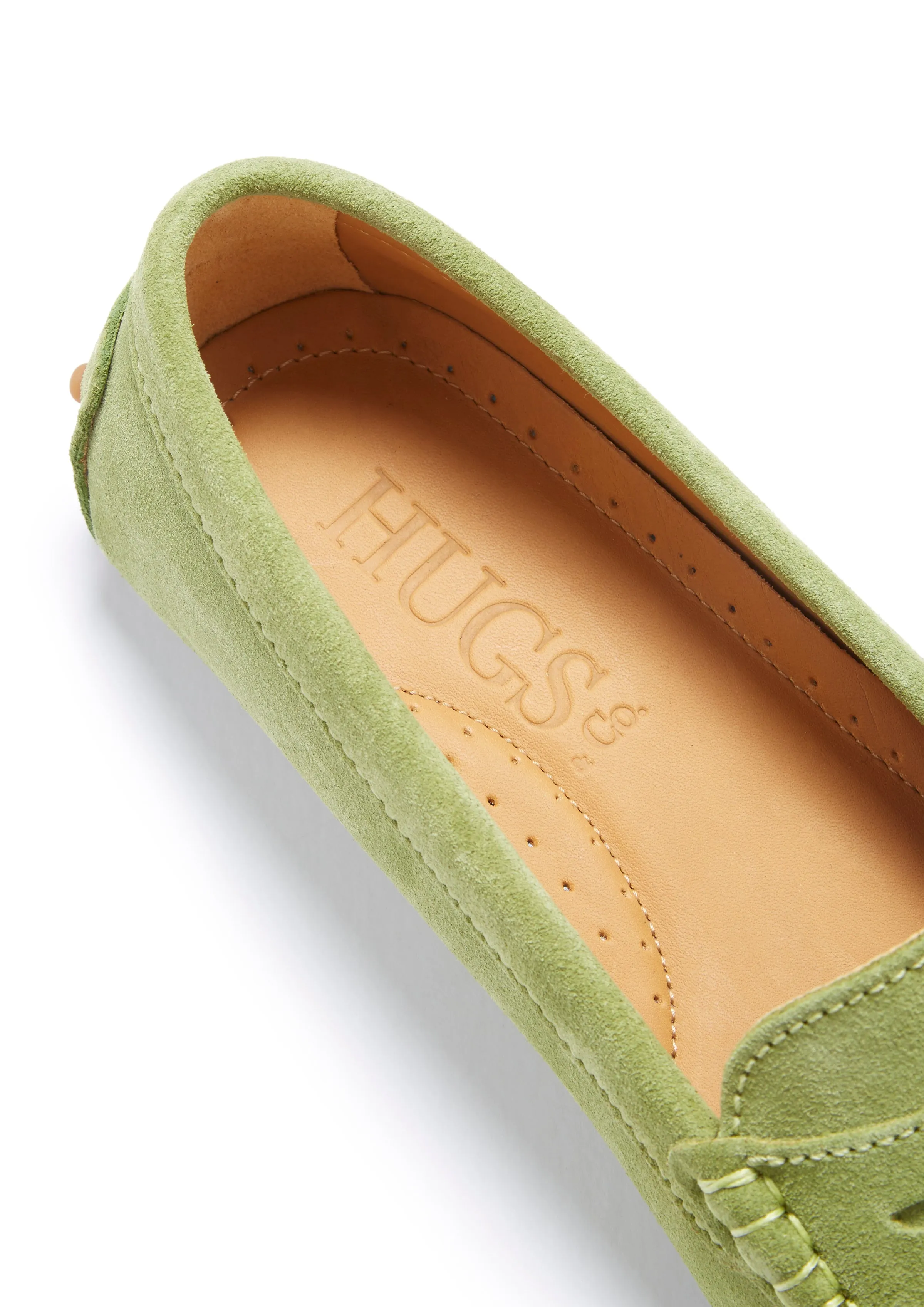 Urban Style Low Maintenance Women's Penny Driving Loafers, olive green