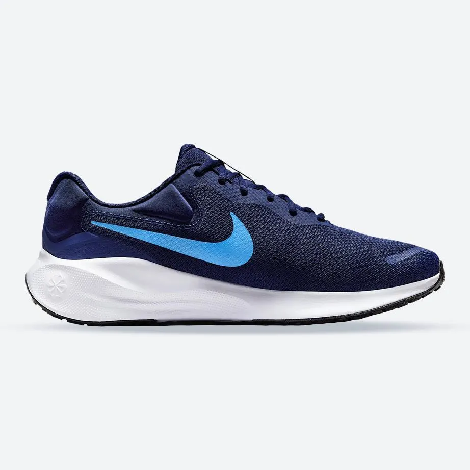 Men's Wide Fit Nike FB8501-400 Revolution 7 Running Sneakers Gold Tone Mind Ease