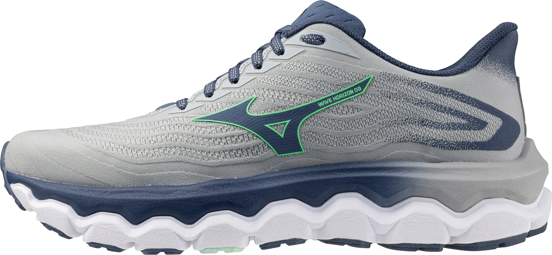Mizuno Wave Horizon 8 Mens Running Shoes - Grey Casual Move