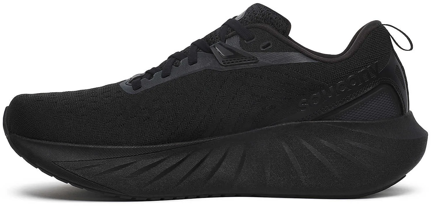 Saucony Triumph 22 Mens Running Shoes - Black Flexible Fit Frequent Travelers