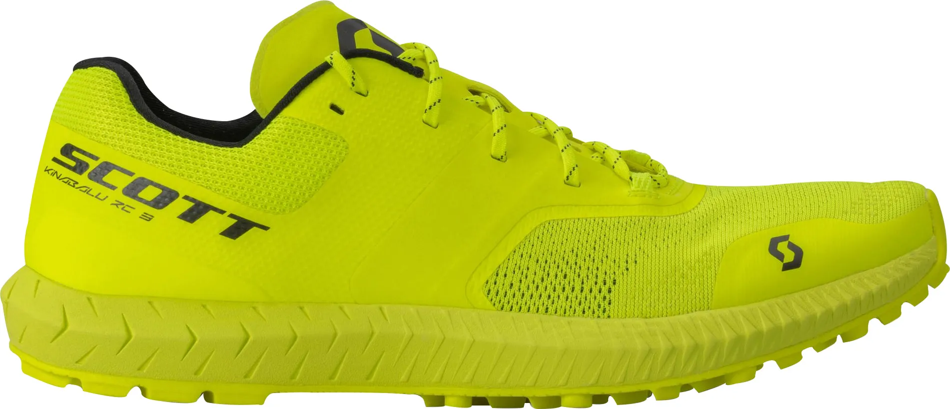 Scott Kinabalu RC 3 Mens Trail Running Shoes - Yellow Modern Edge Lift Up