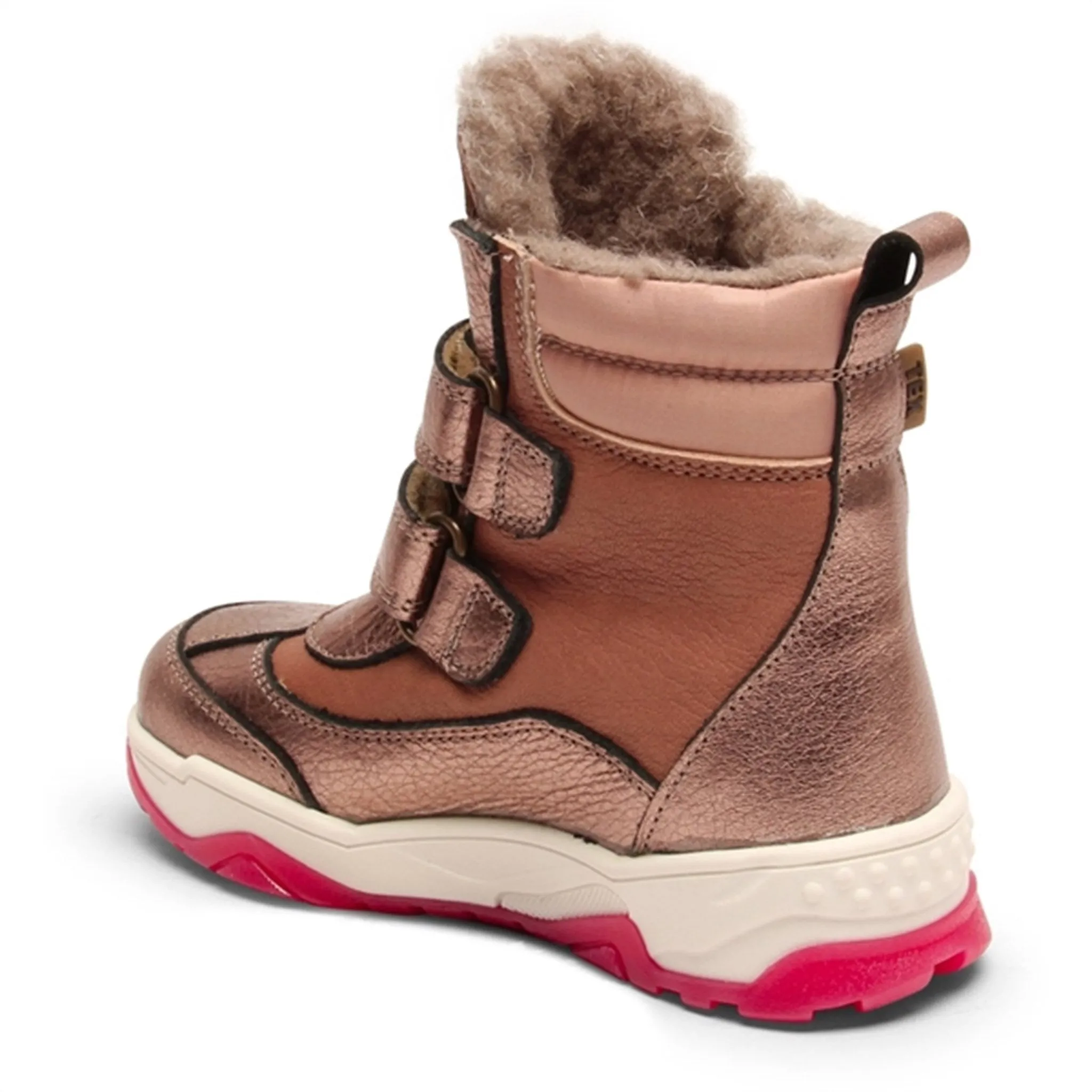 Bisgaard Dorelle Tex Boots Rose Gold Metallic Chilly Walk Snow Kids