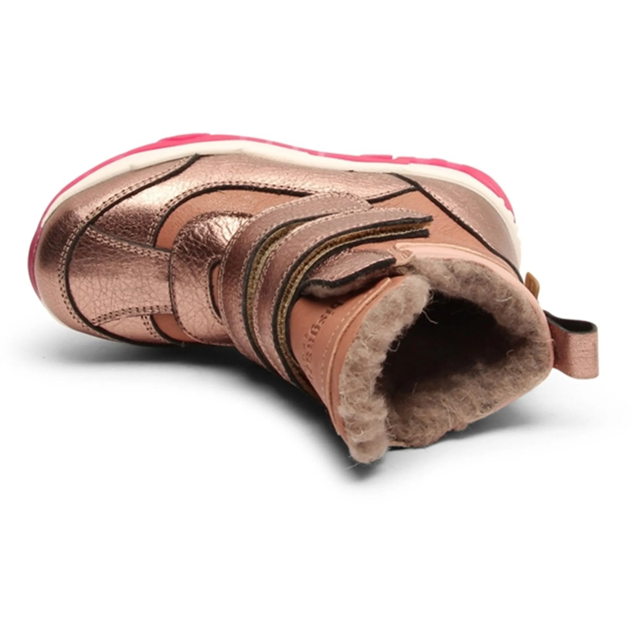 Bisgaard Dorelle Tex Boots Rose Gold Metallic Frost Walking Boots Winter Performance