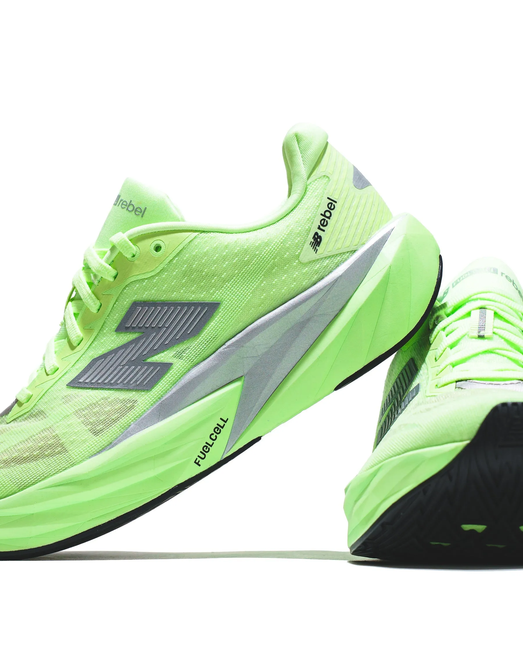 New Balance Men FuelCell Rebel v5 Mint Flash MFCXLZ5 All Day Road Trip Mountain Strong