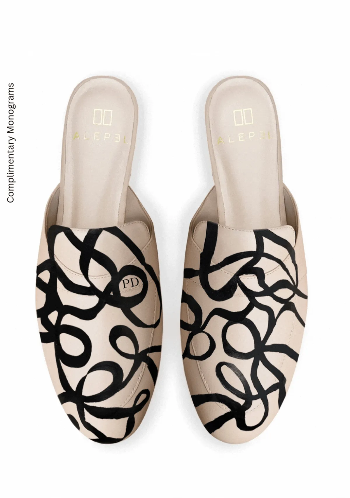 Infinite Beige Mule Backless Design