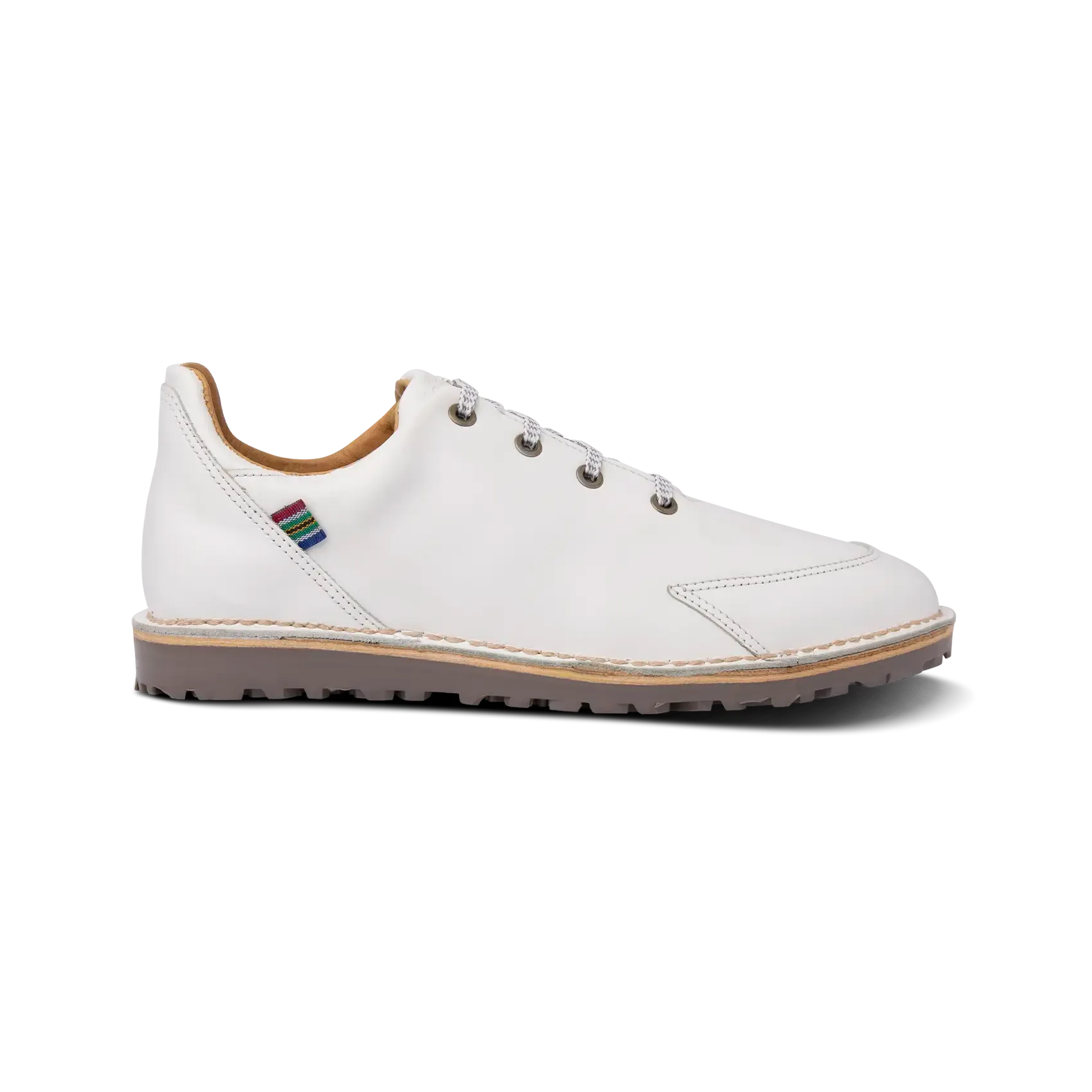 Veldskoen Albatross Golf Shoe (White leather with Grey sole) Power Boost No Pressure