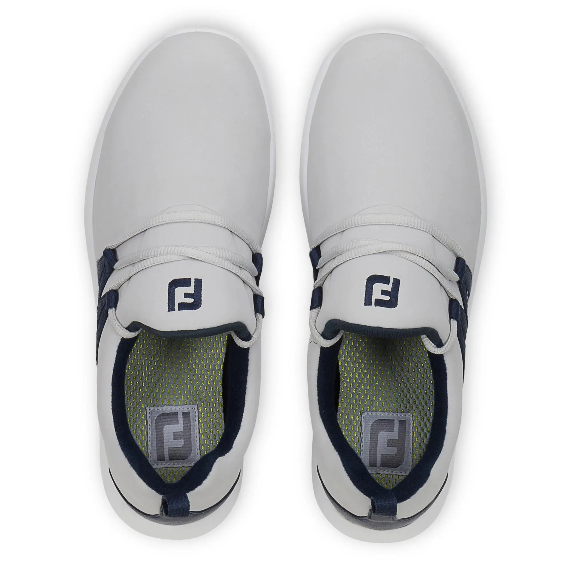 Stable arch FootJoy Womens Leisure Slip-On - SAND/NAVY - Factory Blemish
