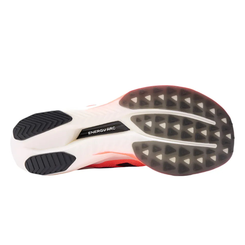 New Balance Women's Fuelcell Supercomp Elite V5 Running Shoes in Urgent Red/White/Black AW25 Stability All   Terrain