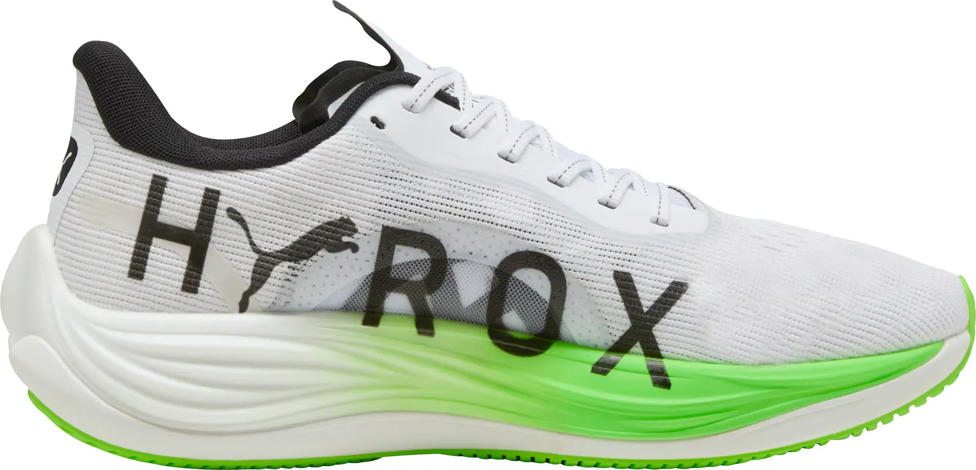 velcro Shock Resistant Puma Velocity Nitro 3 HYROX Mens Running Shoes - White