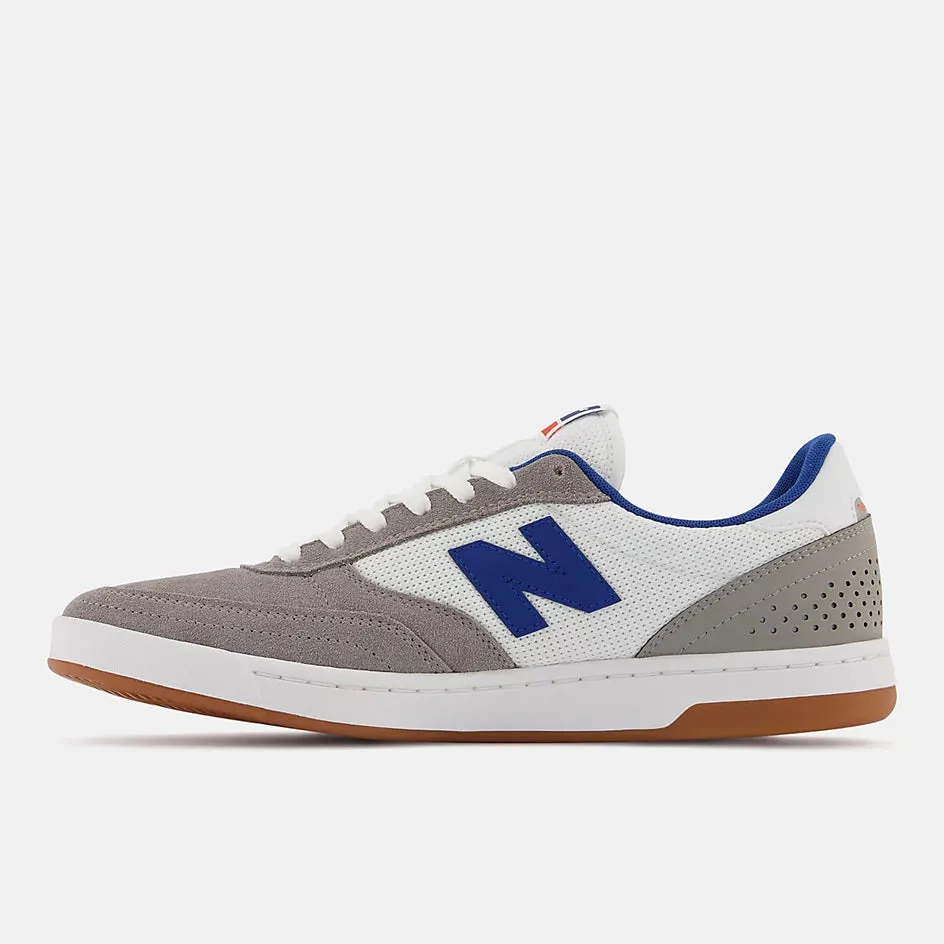 Flexible Build gentle touch New Balance Numeric 440 Skateboard Shoes - Grey / White
