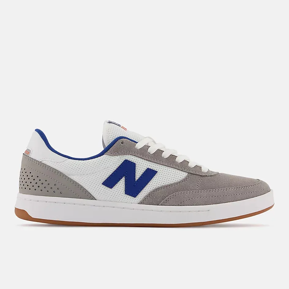New Balance Numeric 440 Skateboard Shoes - Grey / White Lace Up