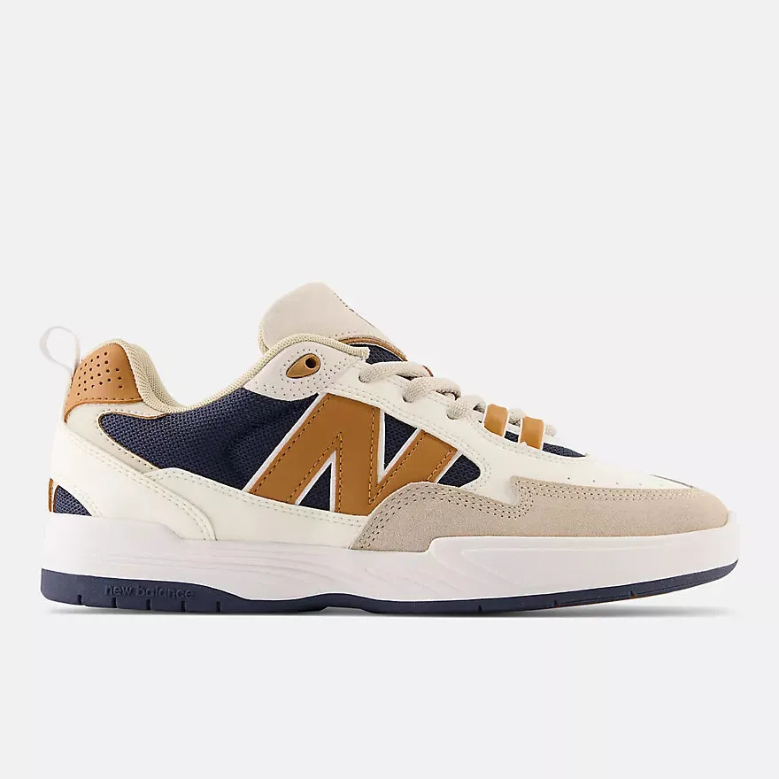 New Balance Numeric 808 Tiago Lemos Skateboard Shoe - Sea Salt / Tan Urban Spirit Airy Upper