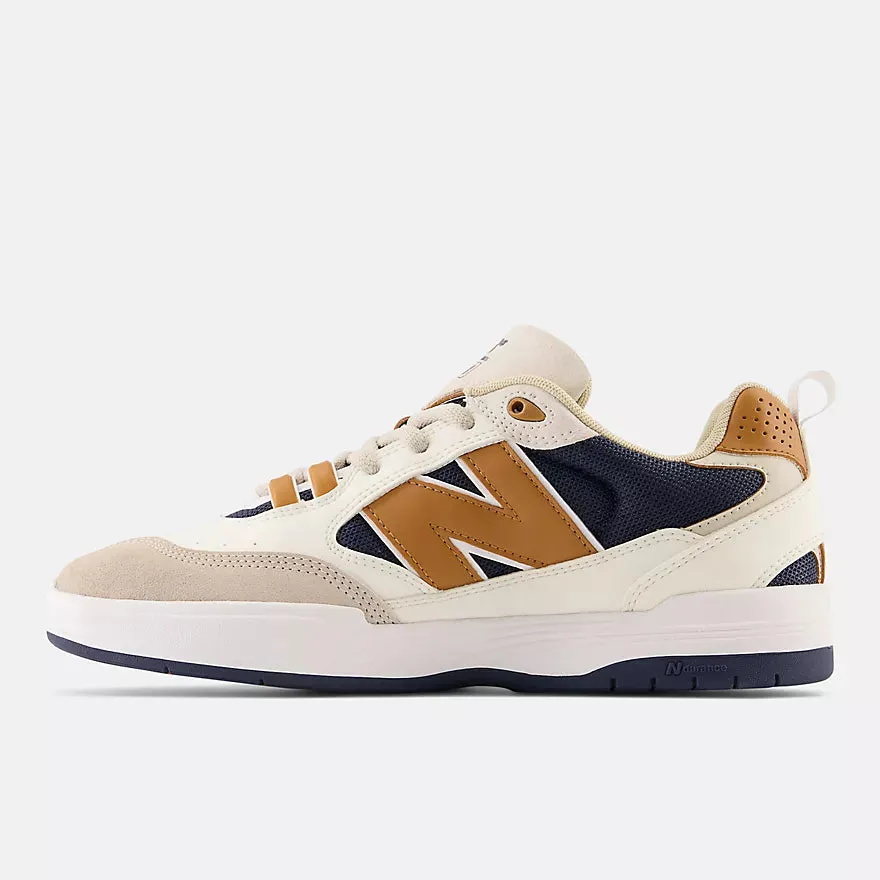 New Balance Numeric 808 Tiago Lemos Skateboard Shoe - Sea Salt / Tan Everyday Comfort