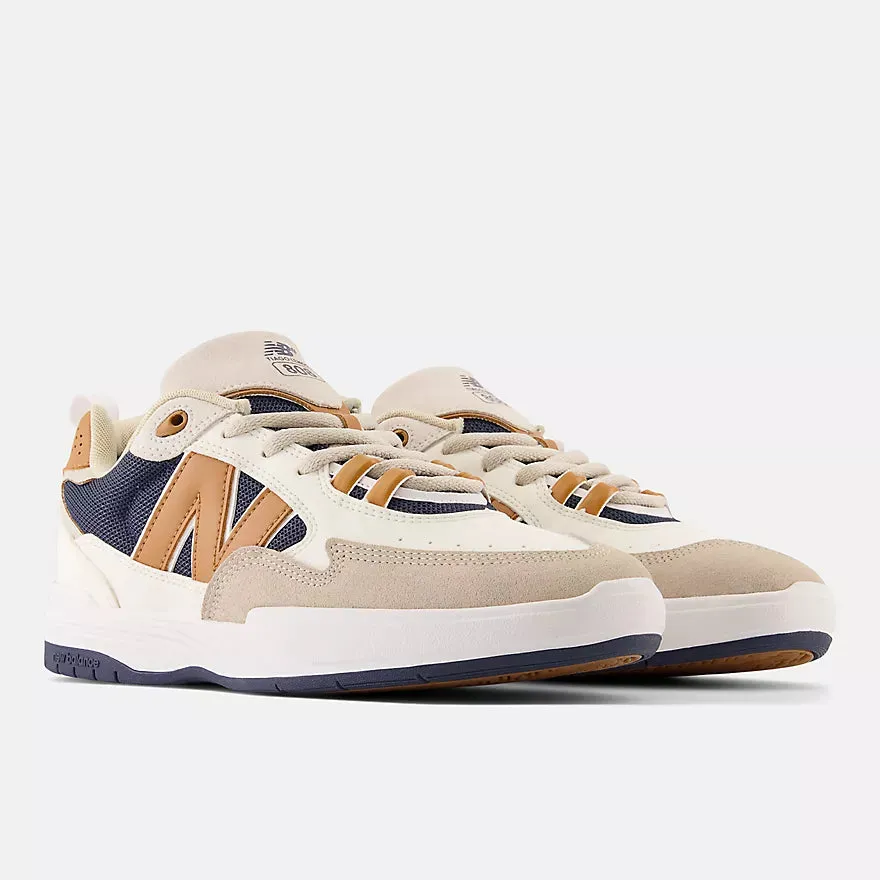 Rapid Comfort Adventure Style New Balance Numeric 808 Tiago Lemos Skateboard Shoe - Sea Salt / Tan