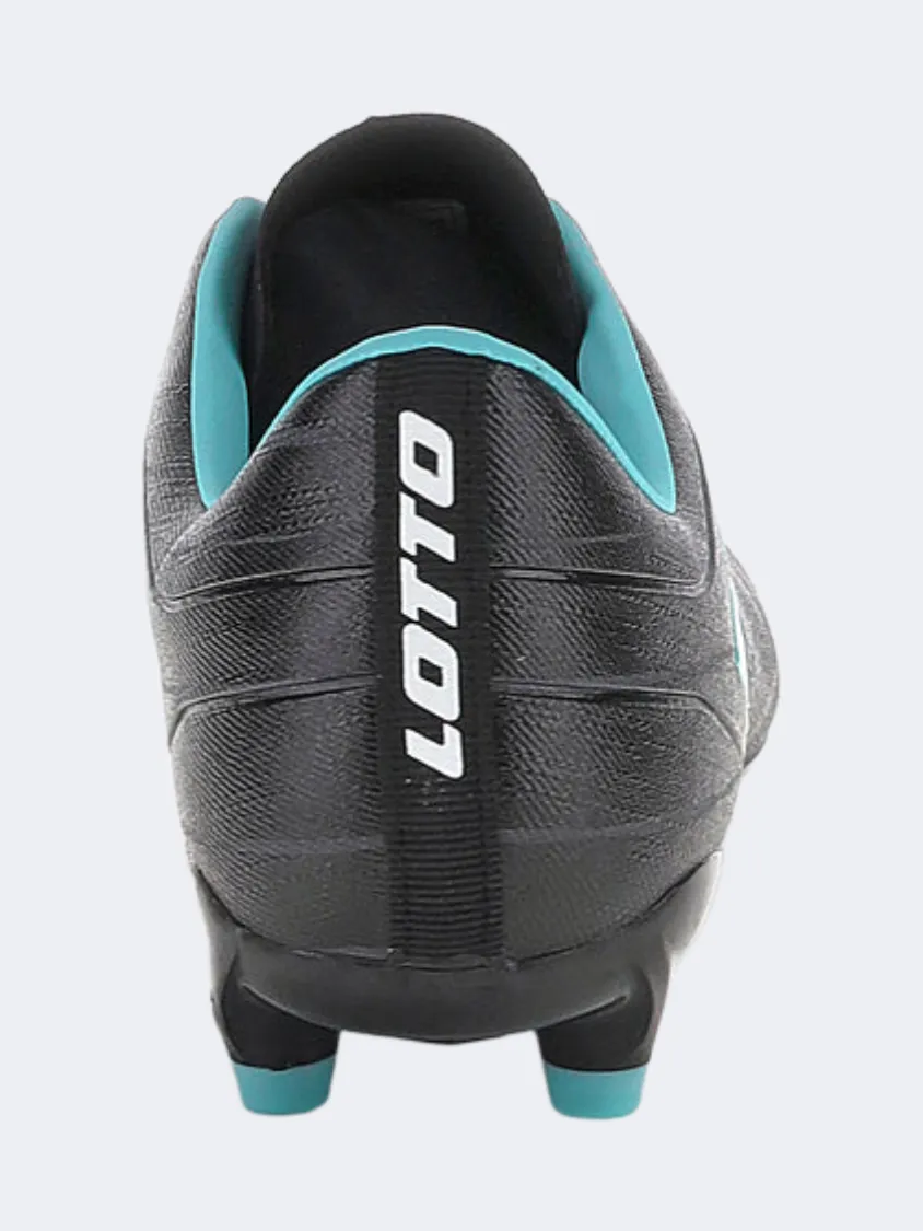 Lotto Solista 700 Ix Fg Men Football Shoes Black/Blue Slip On