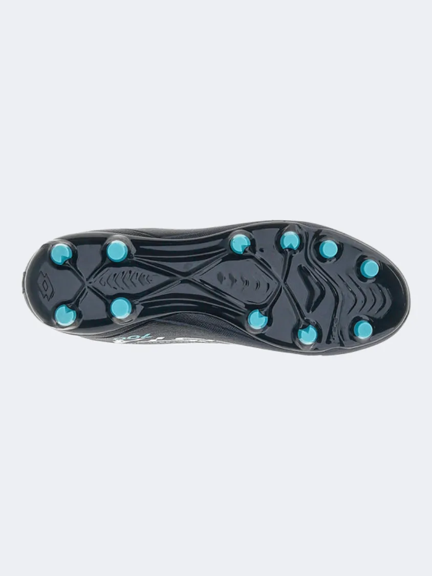 Quick Sprint Run Motion Lotto Solista 700 Ix Fg Men Football Shoes Black/Blue