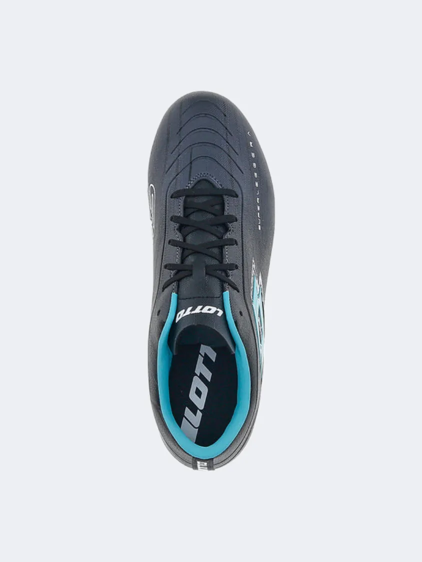 Ground Balance Roll Stability Lotto Solista 700 Ix Fg Men Football Shoes Black/Blue