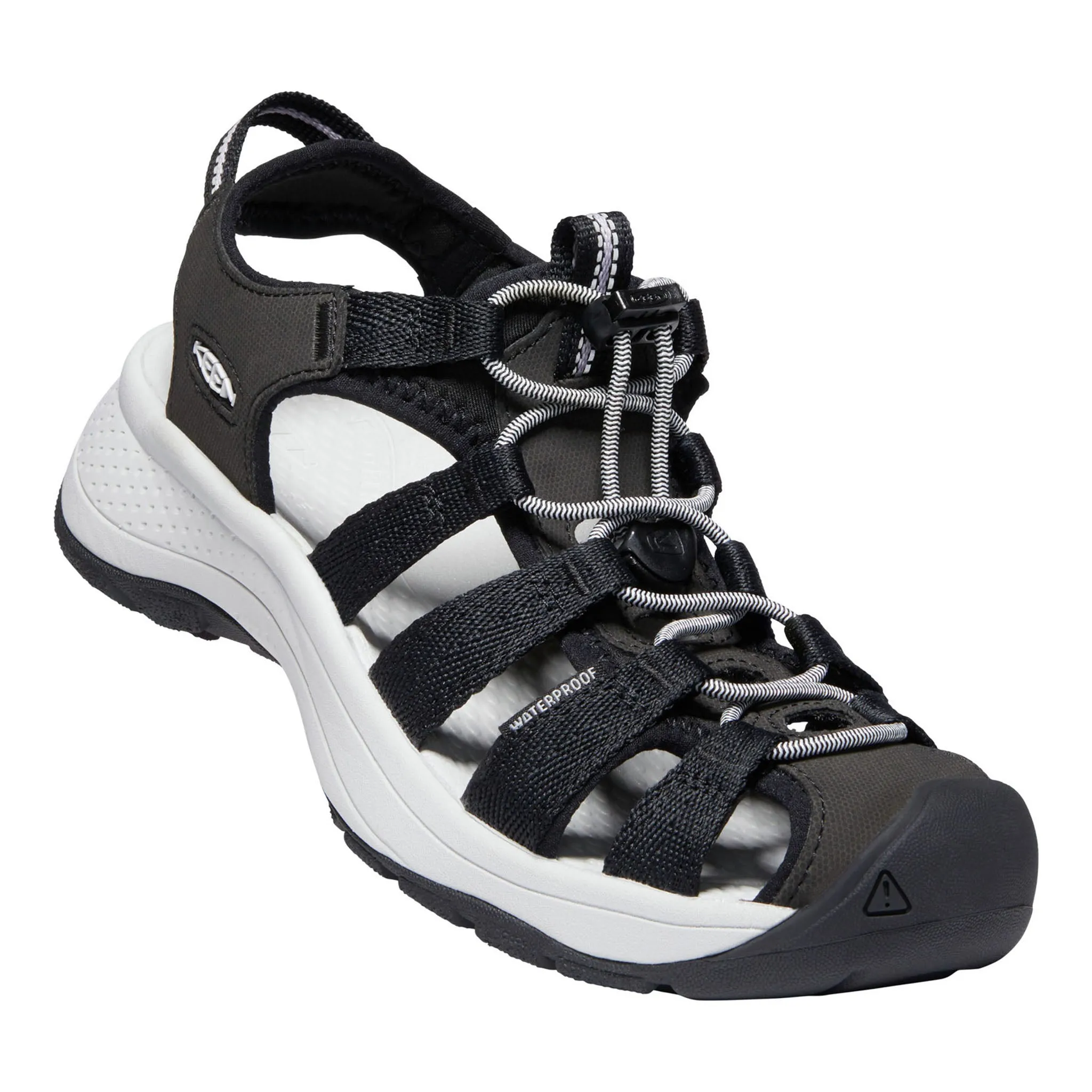 Bright Pop Seaside Stroll Women's Astoria West Sandal Black/Grey