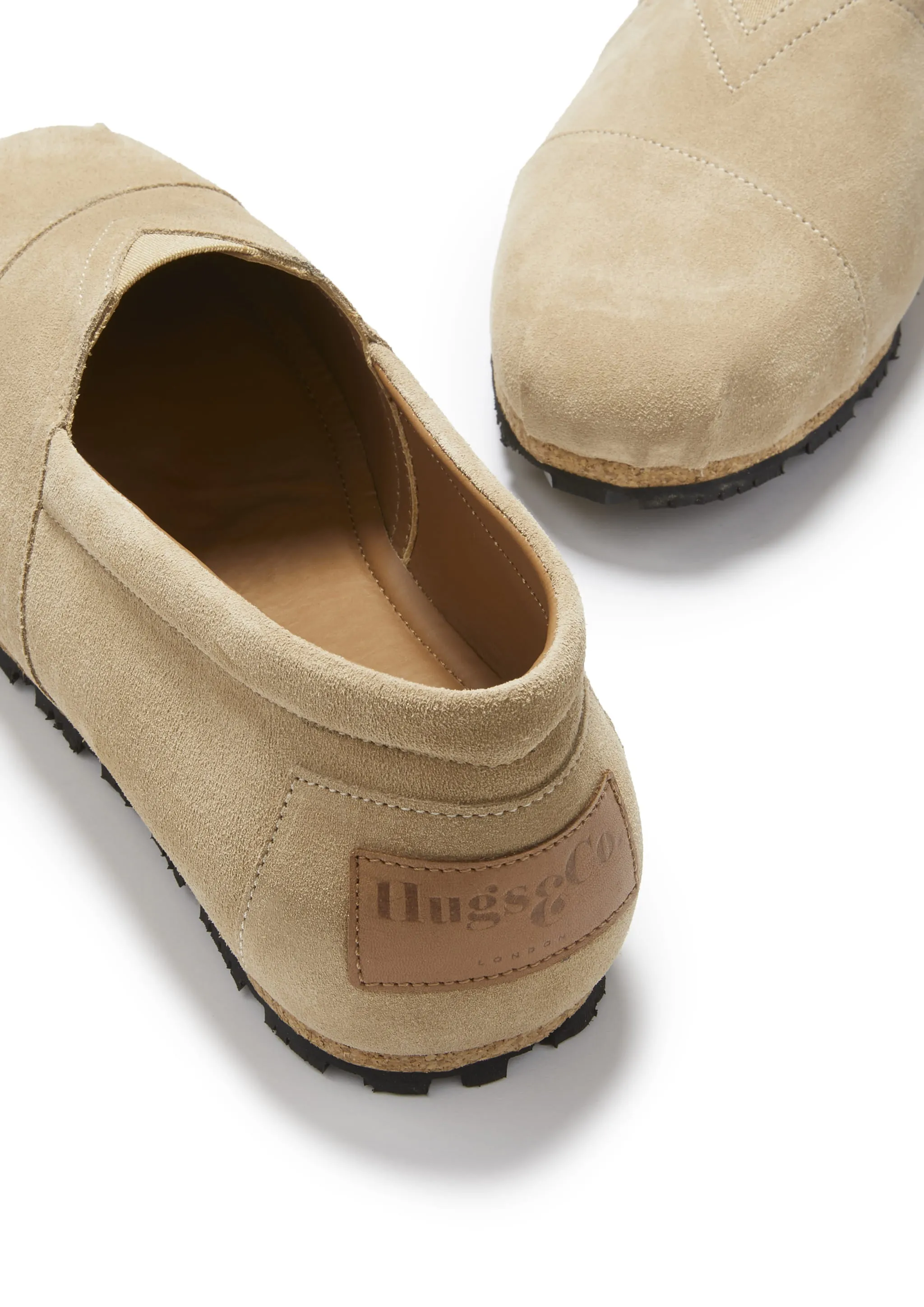 Tyre Sole Espadrilles, taupe suede Soft Design