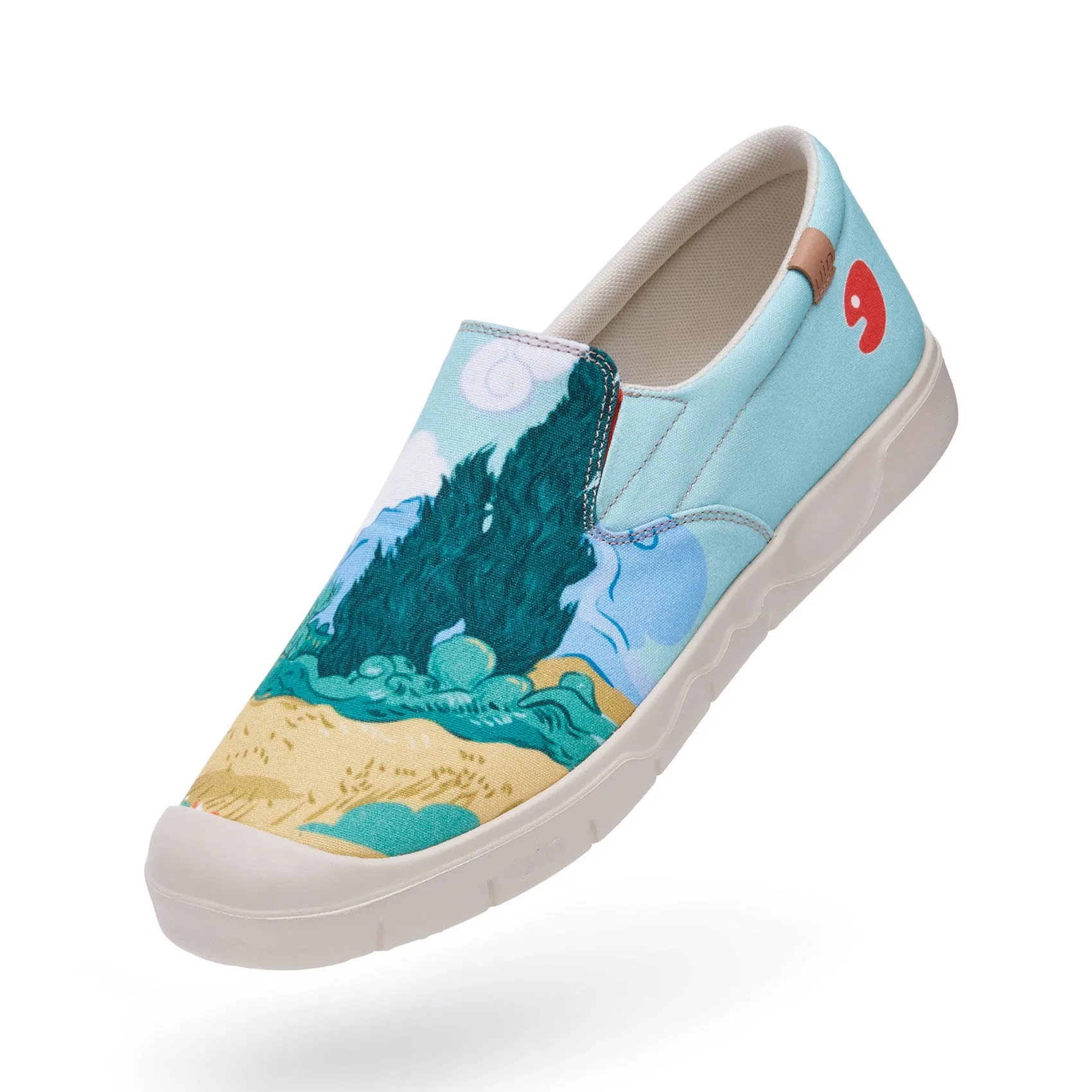 Water Resistant Performance Comfort Van Gogh Wheatfield with Cypresses Cadiz Men