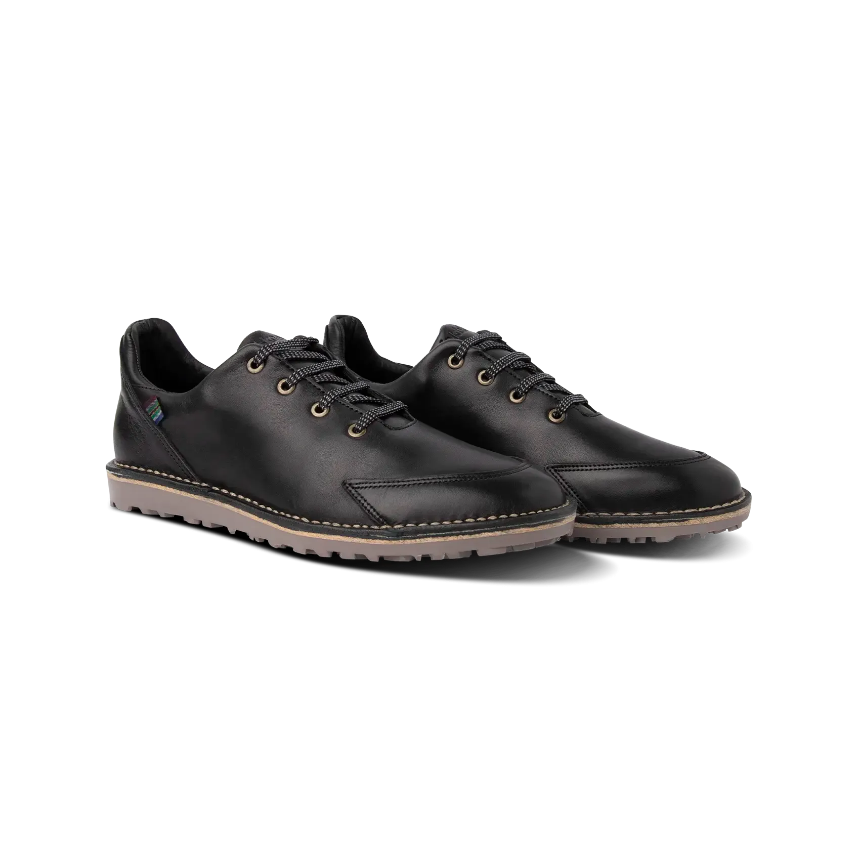Veldskoen Birdie Golf Shoe (Black leather with Grey sole) Speed Boost
