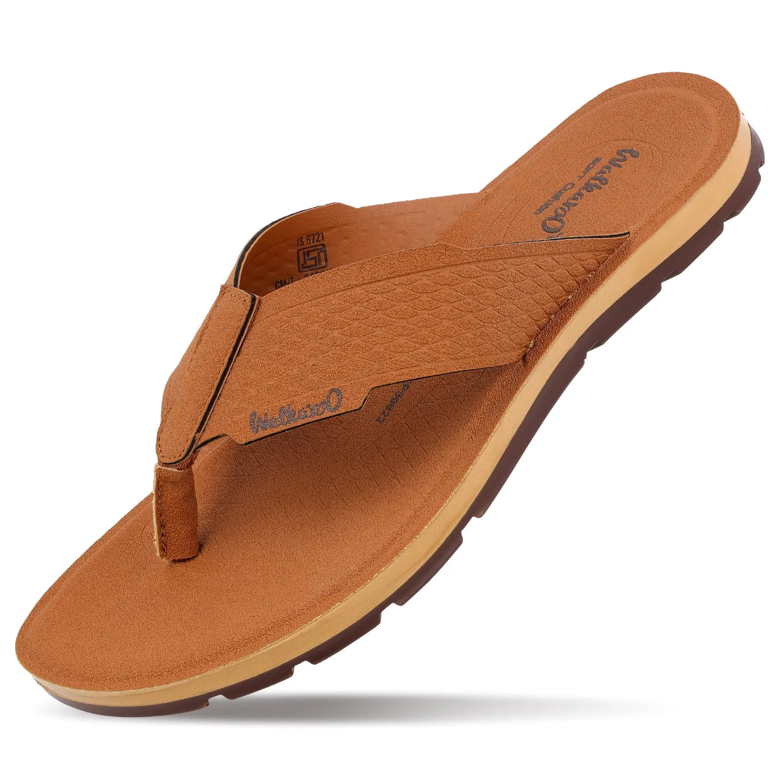 Outdoor Holiday Look Men's Daily Wear V-Strap Sandals - WGP50022 Tan