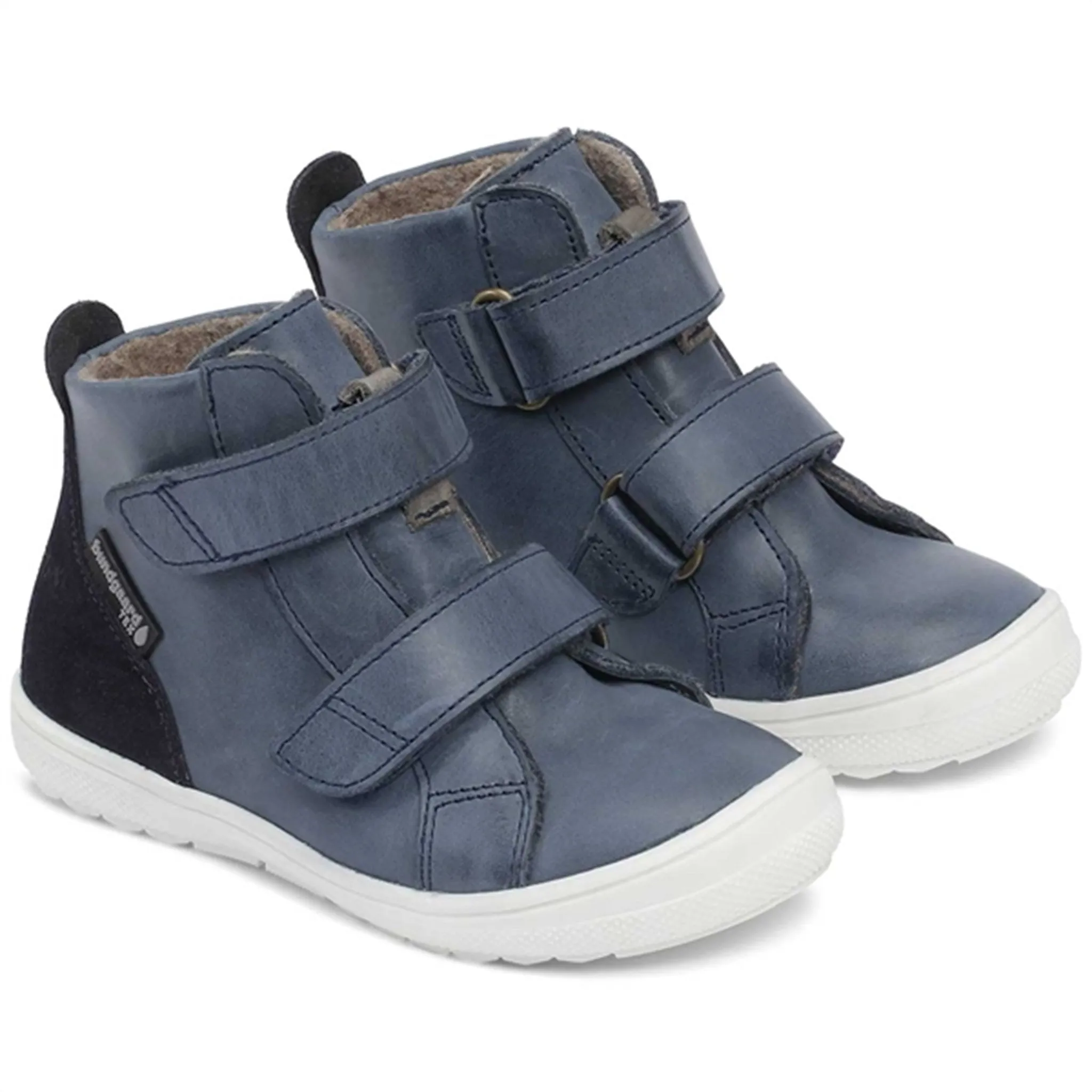 Snow Traction Boots Bundgaard Storm Velcro Tex Shoes Navy