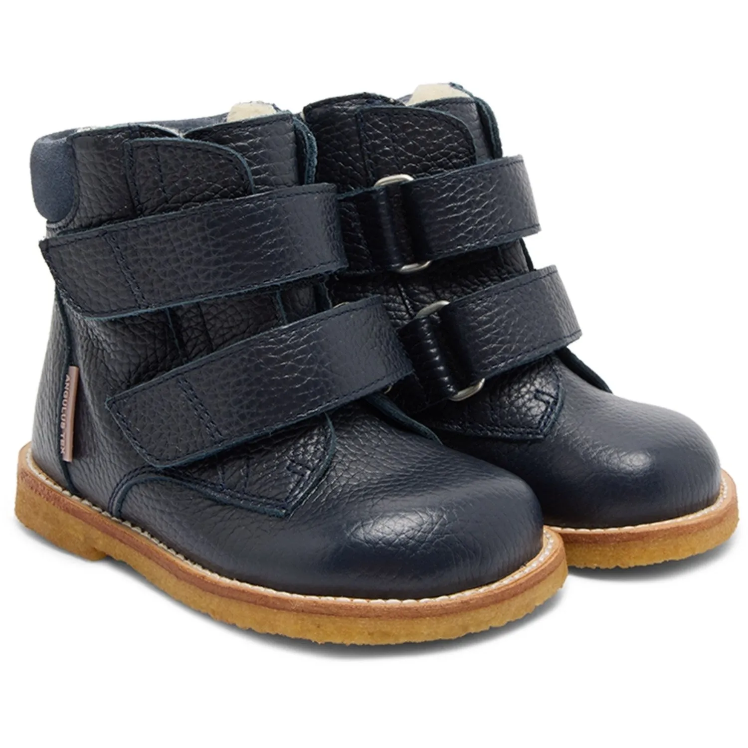 Snow Waterproof Gear Angulus Navy/Blue Fog Beginners Tex-Boot Med Velcro Closure