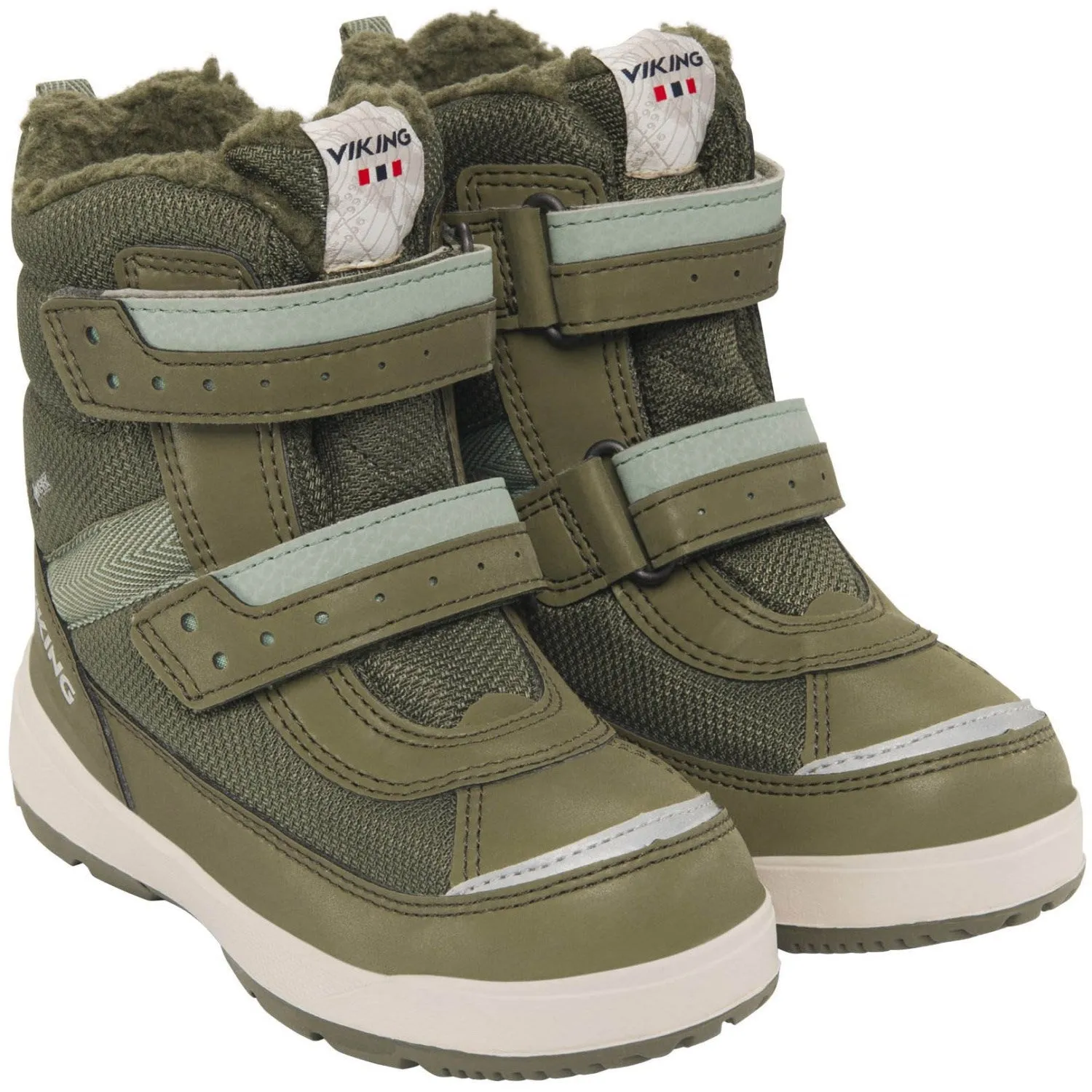 Cozy Boots Snow Trail VIKING Olive Play Reflex Warm GTX 2V