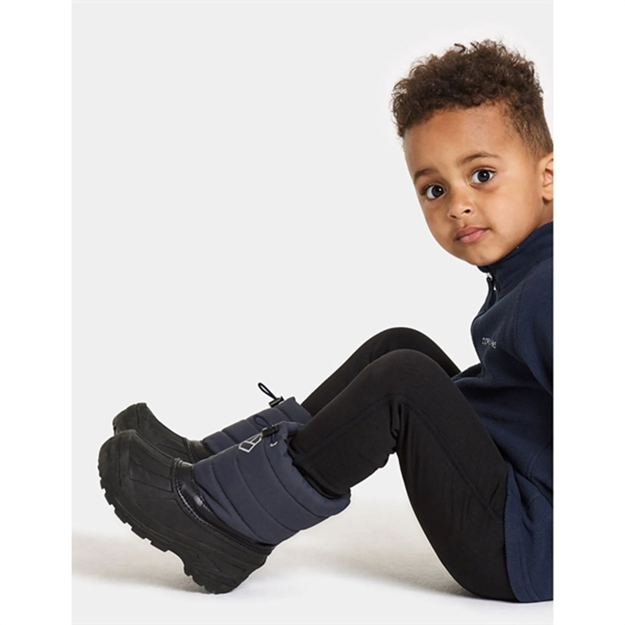 Didriksons Navy Lumi Kids Boots Snow Hike Boots