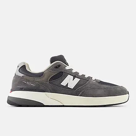 New Balance Numeric Reynolds 933 Wide Shoes - Grey Resilient Form