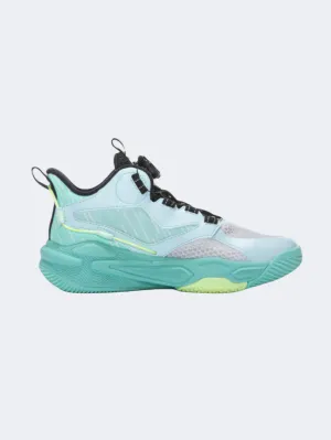 Fast Play Shoes Flex Control Erke Gs Boys Basketball Shoes Blue/Green/White