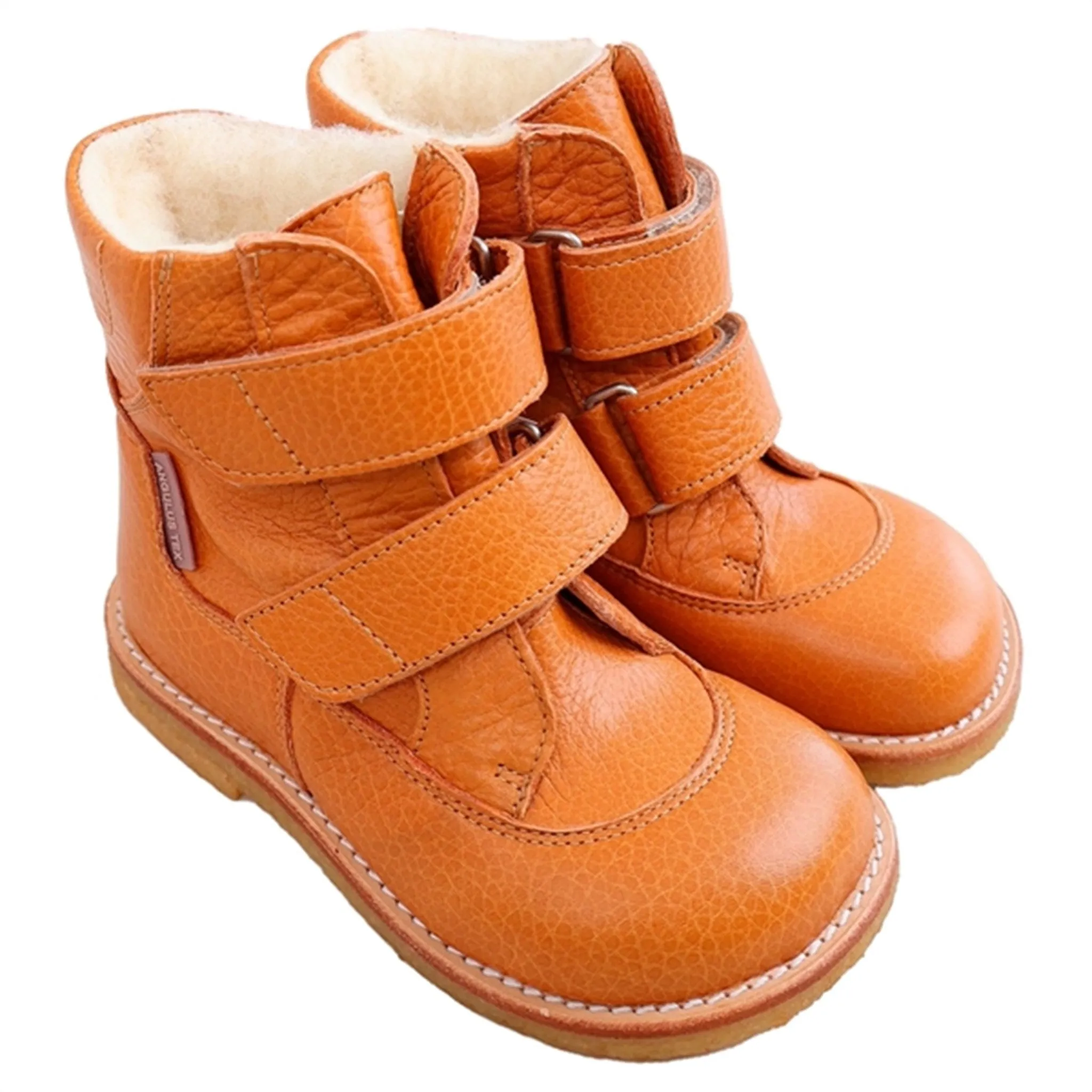 Winter Performance Gear winter sports Angulus Tex-Boots With Velcro Golden Camel