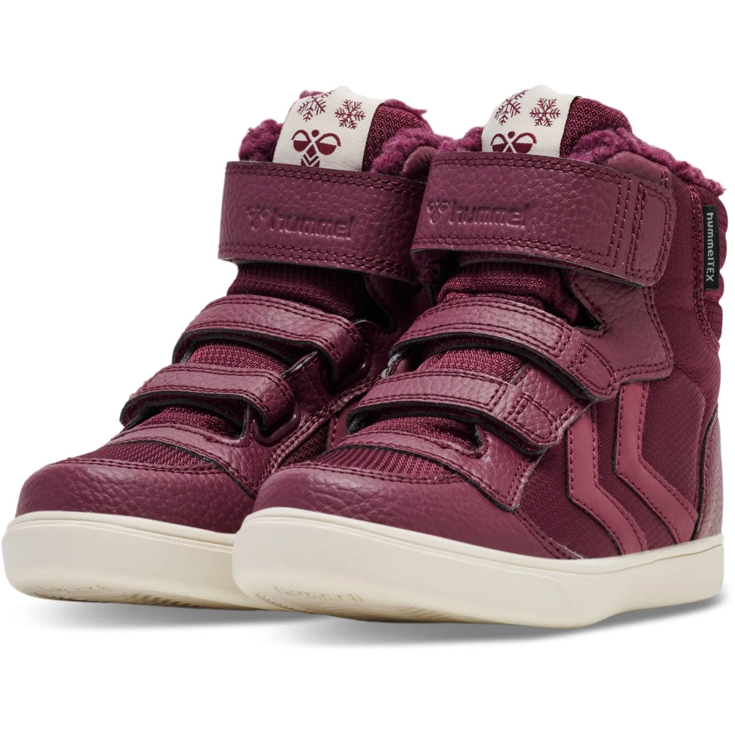 Hummel Stadil Super Poly Boots Recycled Tex Jr Catawba Grape Frozen Terrain