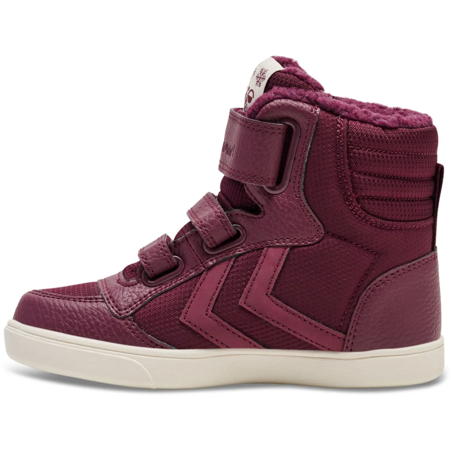 Hummel Stadil Super Poly Boots Recycled Tex Jr Catawba Grape Snow Trekking Expedition Snowy Landscape