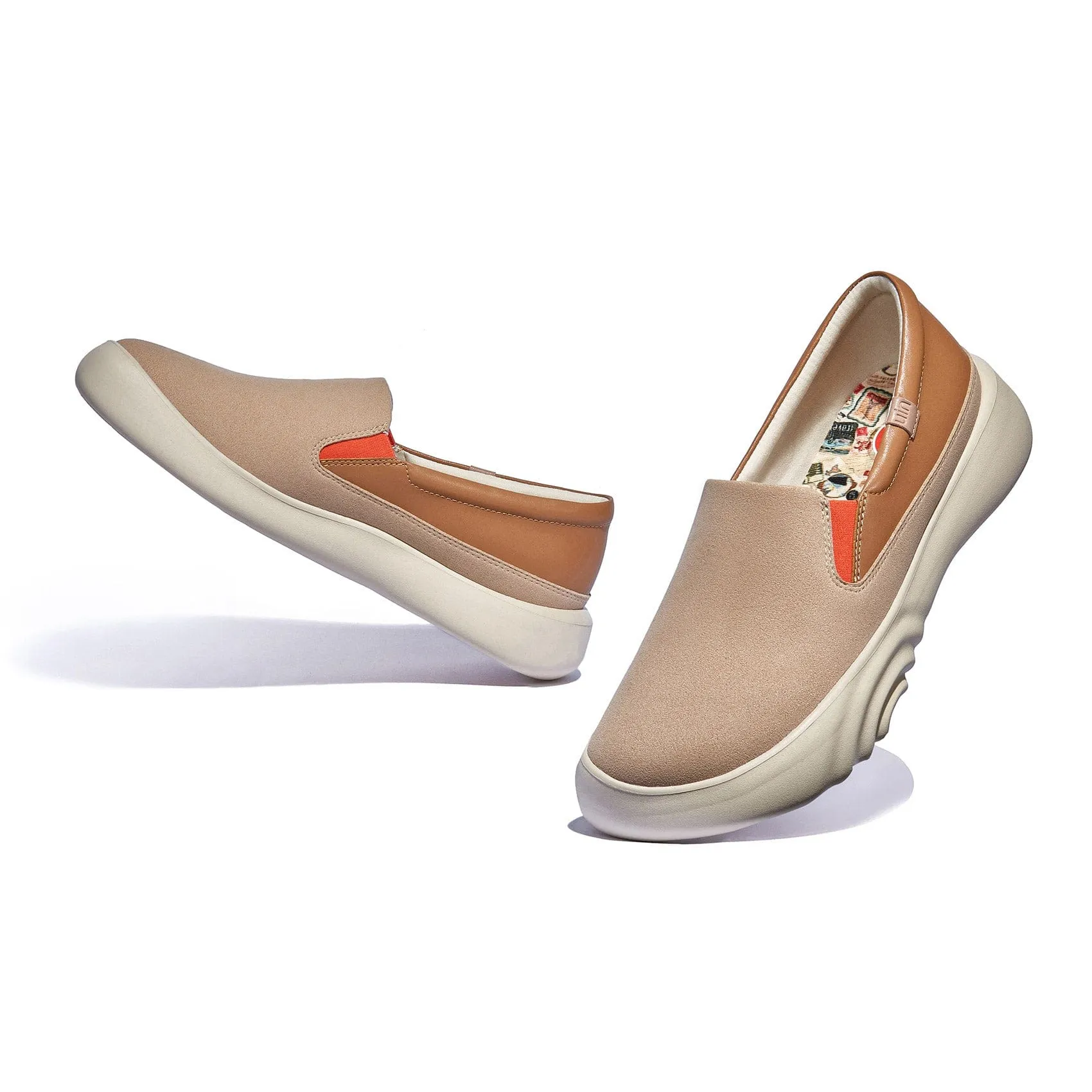 Sesame Brown Denia II Women Classic Everyday Wear Country Club