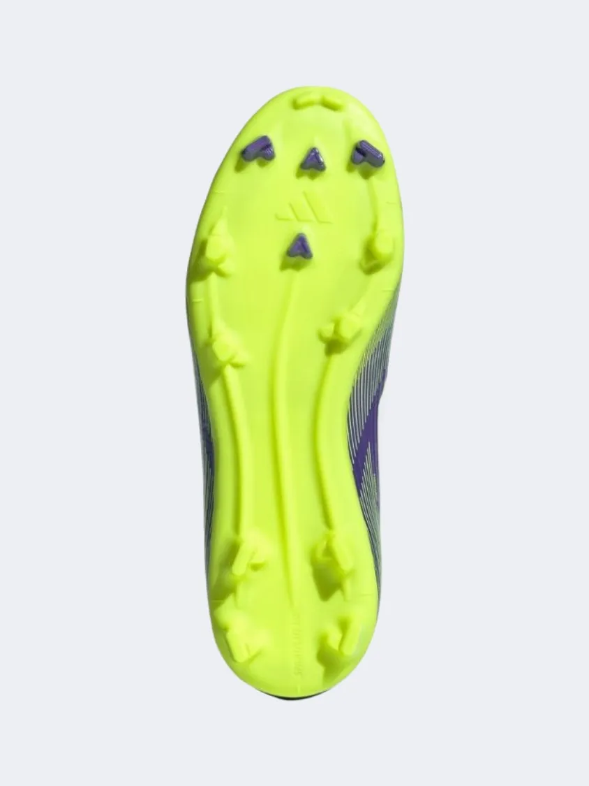 Adidas F50 League Fg/Mg Jr Kids Football Shoes Purple Stability Core