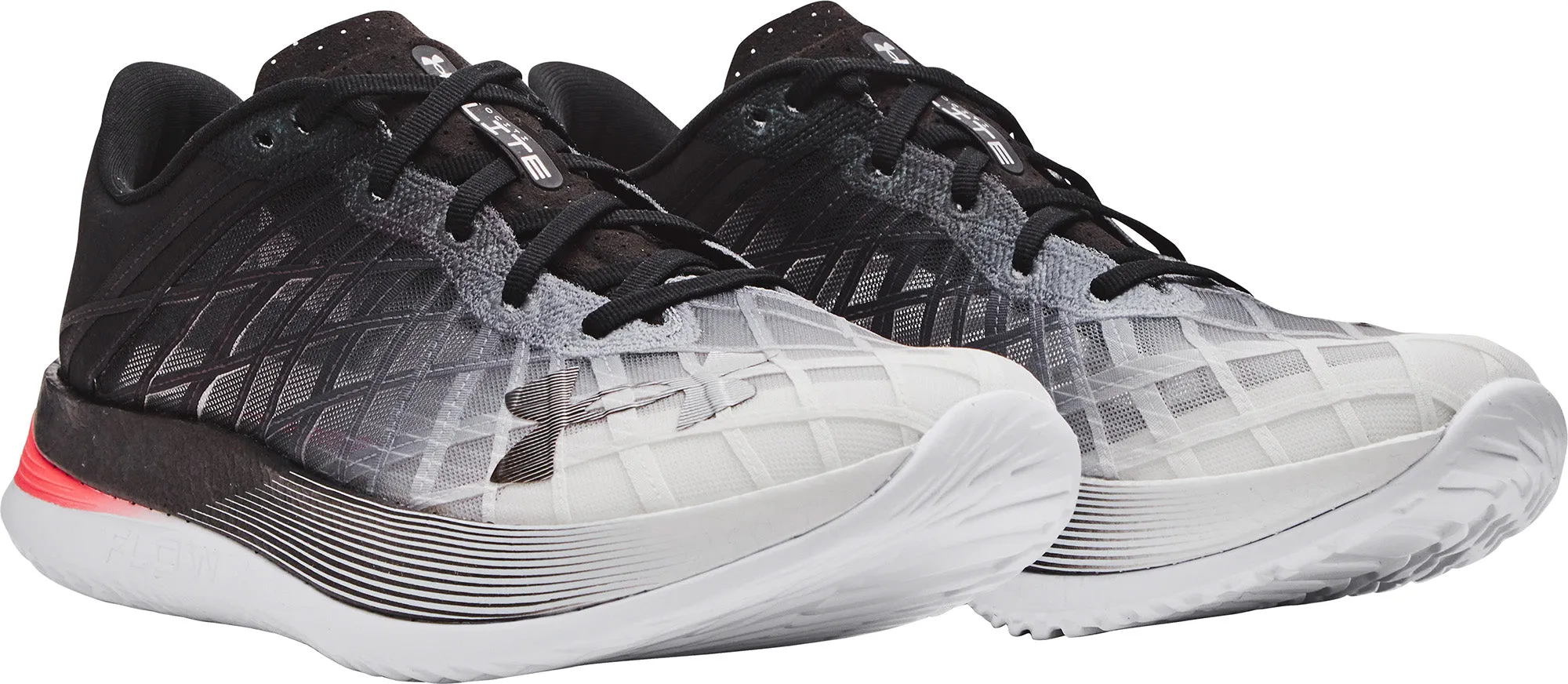 Matte Edge Under Armour Flow Velociti Elite Running Shoes - Black