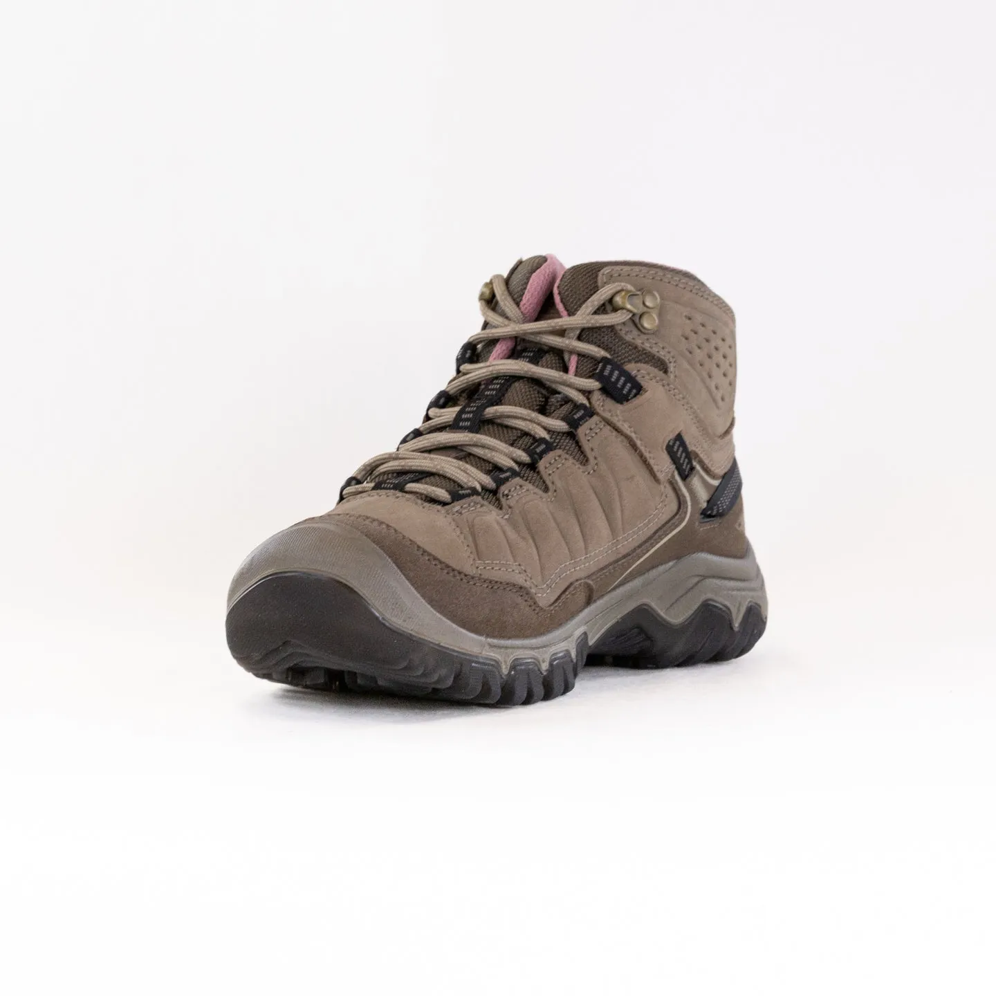 KEEN Targhee IV Waterproof Hiking Boot (Women's) - Brindle/Nostalgia Rose All-Terrain Trekking Snow Travel