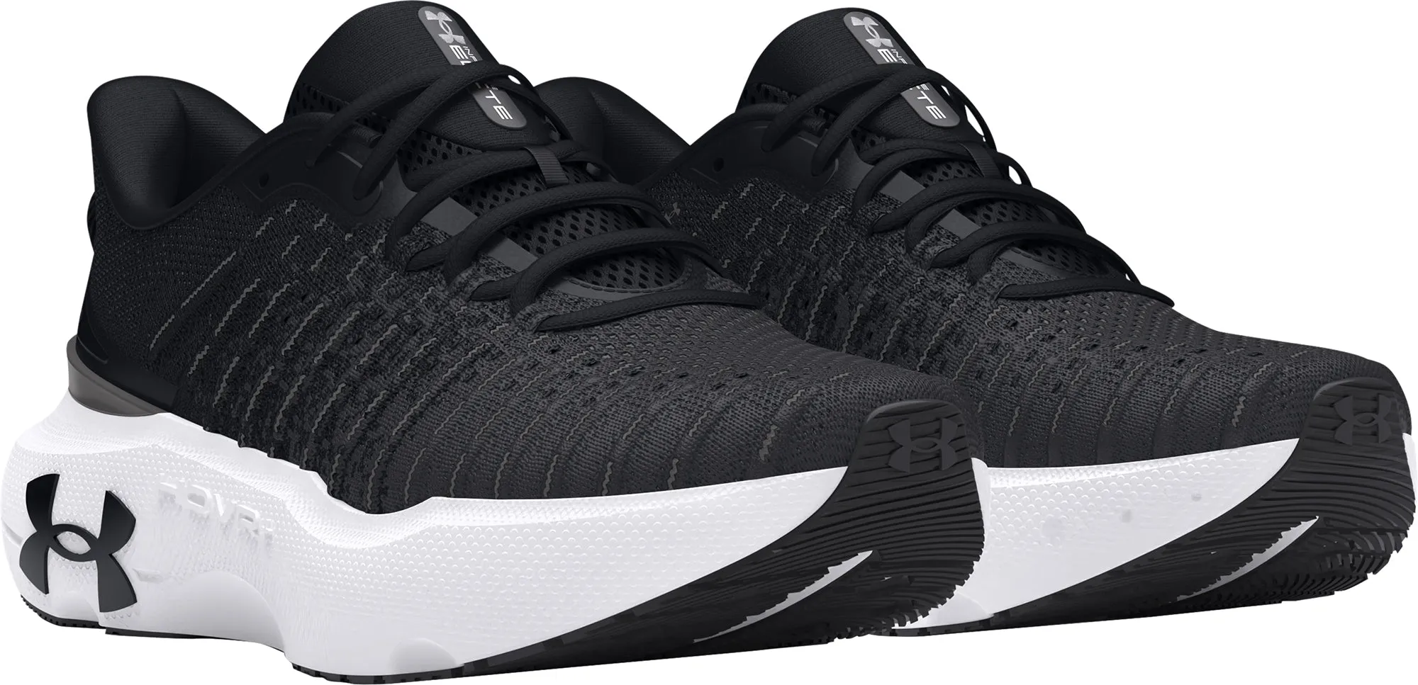 Adjustable Straps Under Armour Infinite Elite Mens Running Shoes - Black