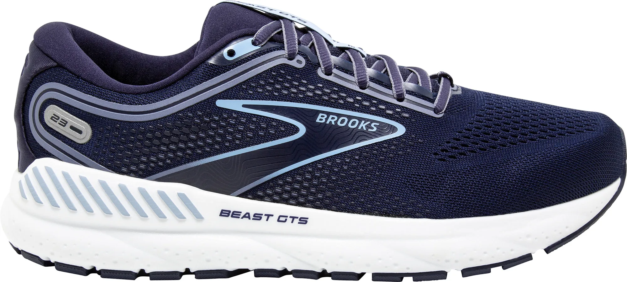 Petite Fit Brooks Beast GTS 23 Mens Running Shoes - Navy
