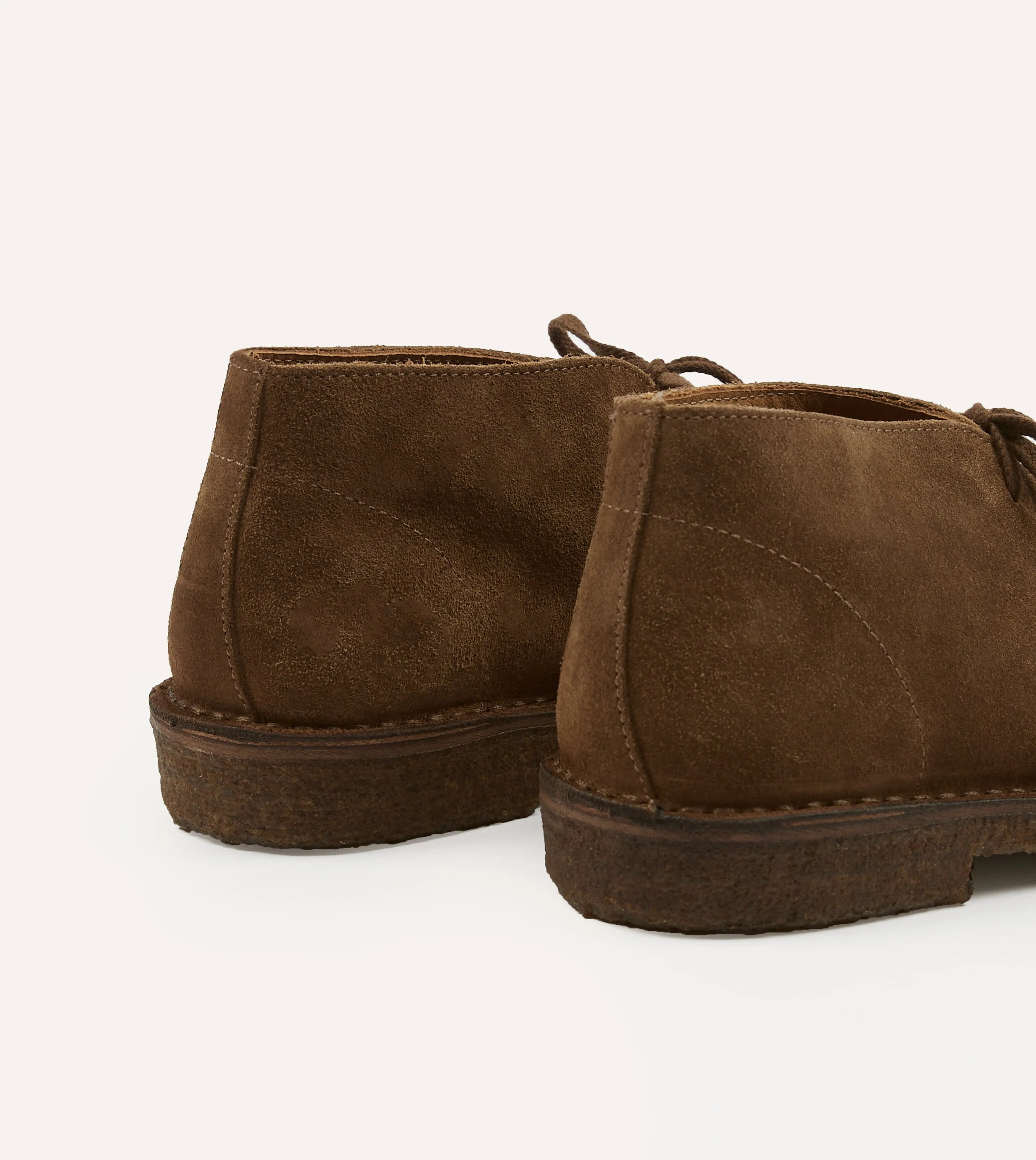 Crosby Moc-Toe Chukka Boot Tobacco Suede Quick Motion Quiet Step