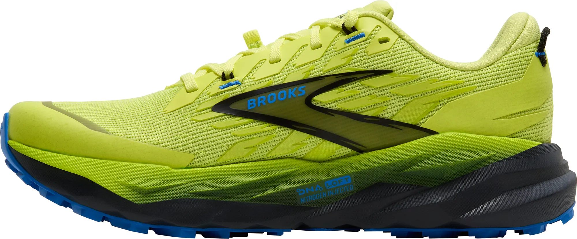 Brooks Cascadia 19 Mens Trail Running Shoes - Green Event Mode Padded