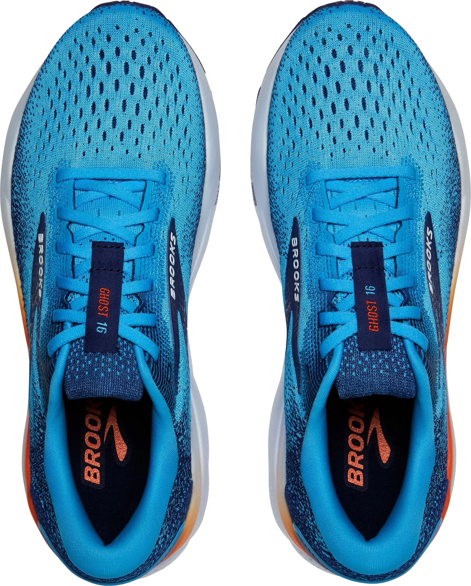 Memory Foam Wellness Seekers Wool Warm Brooks Ghost 16 Mens Running Shoes - Blue