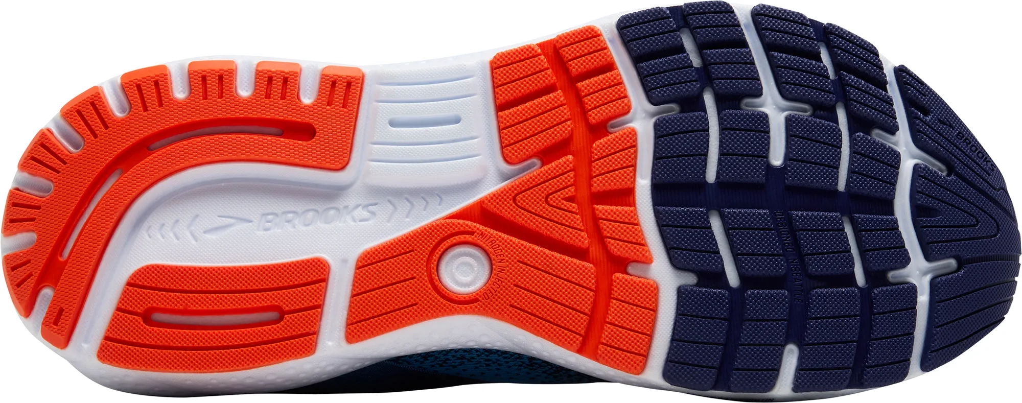 Brooks Ghost 16 Mens Running Shoes - Blue Campus Cool Heritage Line