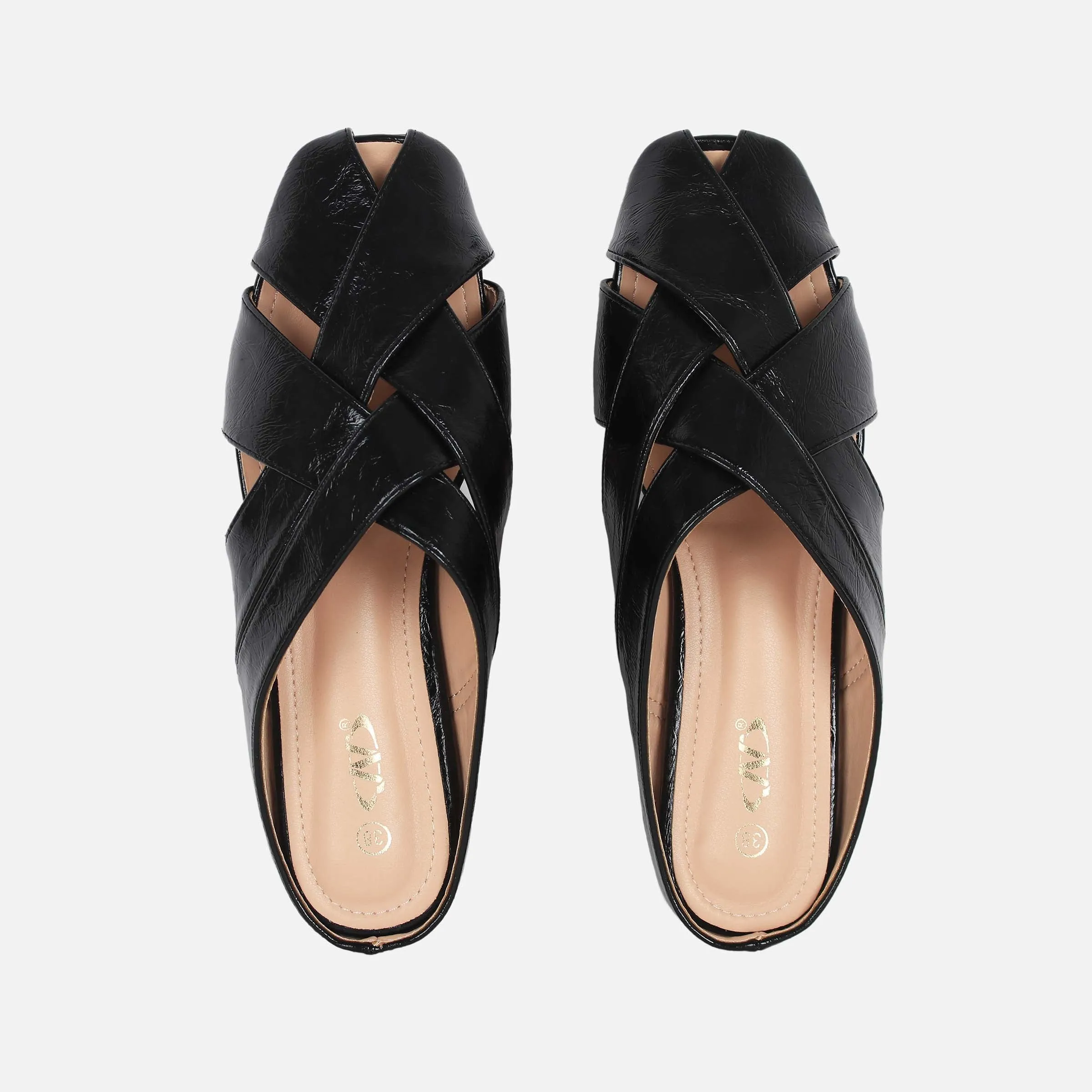 LADIES CASUAL SLIP-ON MULES Quick Relax Fit Shoes