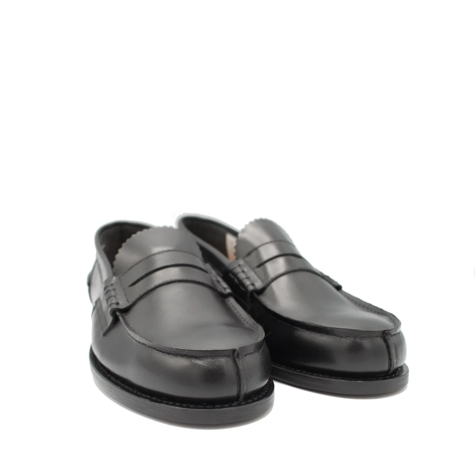 Dawn Move Everyday Stylish Shoes ARRAN LOAFER 1407/22 BLACK CALF